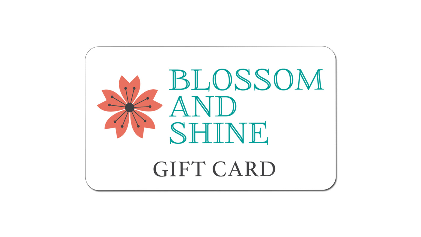 Gift cards for Blossom and Shine jewelry