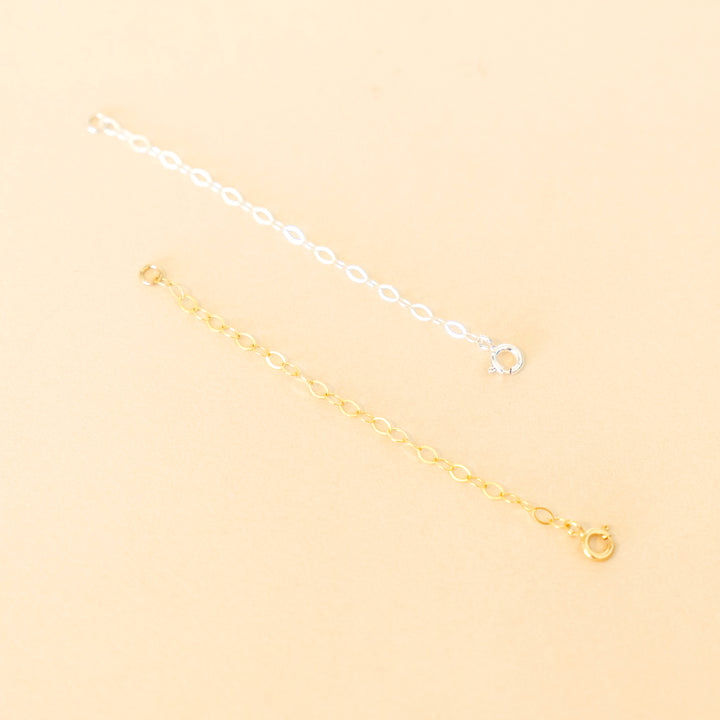 3 inch necklace extender in sterling silver or 14k gold filled